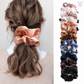 Pack of 12 - Premium Hair Scrunchies
